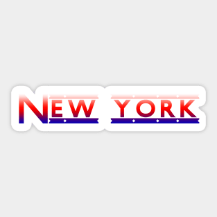 New york Sticker